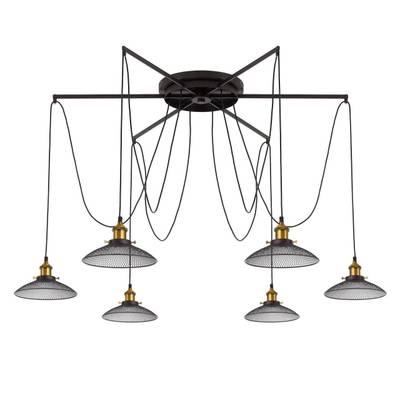Citilux Эдисон CL451261 Люстра паук Венге Бронза