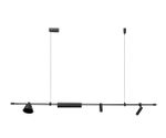 07616-150L,19 Подвес Ристо черный w150*12 h160 Led 20W (4000K)