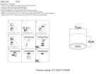 Светильник потолочный Crystal Lux CLT 525C70 WH 4000K 1400/254