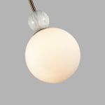 4359/1A MIDCENT ODL26 Подвесной светильник  белый/камень/металл IP20 E14 40W  220-240V LOLLA