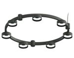 Корпус светильника Techno Ring подвесной для насадок Ø85мм C9238/7 SBK черный песок D635*70.5mm GX53/7