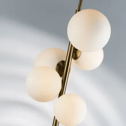 815053 Люстра CROCO 5х40W E14 ЛАТУНЬ Lightstar