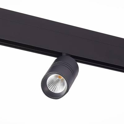 ST365.446.07 Магнитный трековый светильник Черный LED 1*7W 4000K 595Lm Ra&gt;80 36° IP20 L-xW44xH90 48V