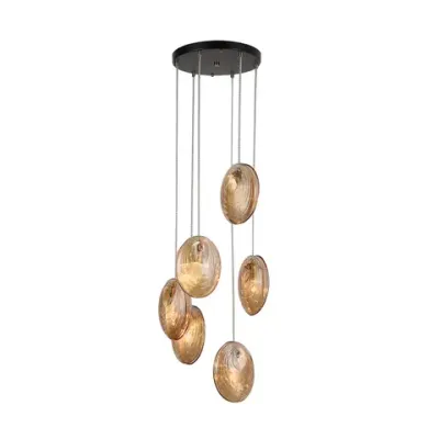 Потолочная люстра Media 4485-6P, 6*E14*60W. ТМ F-Promo