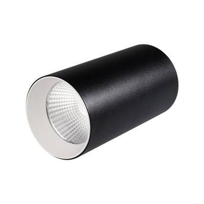 Светильник накладной SP-POLO-R85-1-15W Warm White 40deg (Black, White Ring) (Arlight, IP20 Металл, 3 года)