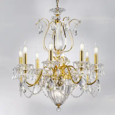 790112 Люстра SCHON 11х60W E14 Gold Lightstar