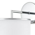 6591/1W CLASSI LN25 62 хром/белый, металл/текстиль Бра E14 1*40W 220V SUNTORI