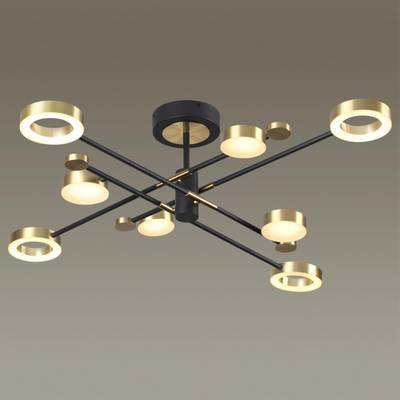 4321/63CL MIDCENT ODL22 347 металл/черный с бронзой Потолочный светильник IP20 LED 58W 2622Лм DENZEL