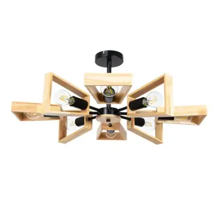 Люстра на штанге Arte Lamp BRUSSELS A8030PL-8BK, 8хE27