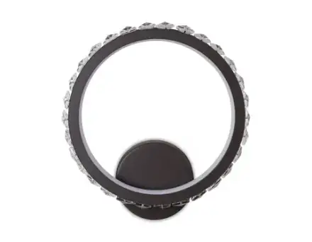 Настенный светодиодный светильник с выключателем FA212 CF кофе LED 3000K+6400K 15W 230*250*45