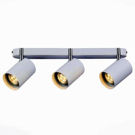 SL597.501.03 Спот ST-Luce Белый, Хром/Белый GU10 LED 3*3W