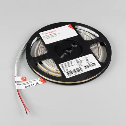 Лента герметичная RTW-SE-A160-8mm 24V Warm2700 (12 W/m, IP65, 5m) (Arlight, 12 Вт/м, IP65)