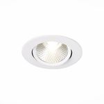 ST211.538.06.24 Св-к встр. Белый LED 1*6W 3000K 480Lm Ra80 24° IP20 D86xH50 220-240V