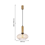 Подвес Dubbel 4358-1P, 1*E27*40W. ТМ F-Promo