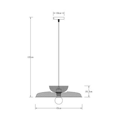 Подвесной светильник Arte Lamp CASTELLO A7066SP-1BK, 1хE27