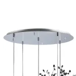 L5PR721134 Подвес пятерной круглый EXTRA 5x3x5W(led) G9  (721134 - 5 + 572154 -1) ХРОМ Lightstar