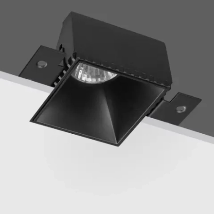 370998 WIR NT25 622 черный Светильник встраиваемый для ГКЛ потолка IP20 GU10 50W 220V NIMBUS