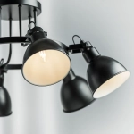 761067 Люстра ACROBATA 6х40W E14 ЧЕРНЫЙ Lightstar