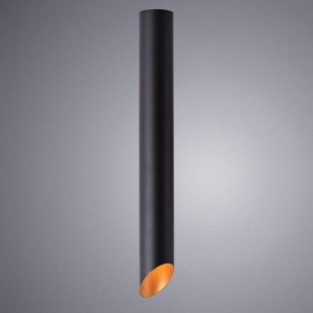Точечный накладной светильник Arte Lamp PILON-GOLD A1537PL-1BK, 1хGU10
