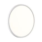 7659/32L MITRA LED SN 52 Светильник пластик/белый LED 32Вт 3000/4000K D400 IP40 ALFA WHITE