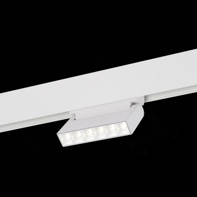 ST364.546.06 Магнитный трековый светильник белый LED 1*6W 4000K 532Lm Ra>80 36° IP20 L120xW22xH108 48V