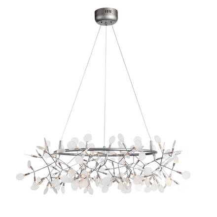 SL379.103.135 Люстра подвесная ST-Luce Серебристый/Белый LED 135*0,3W 3500K
