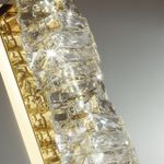 4999/10WL HALL ODL23 645 золотой/прозрачный/металл/хрусталь Бра LED 10W 4000K STRAZA