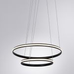 Подвесная люстра Arte Lamp MERIDIANA A2198SP-2BK, 1хLED