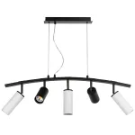 LR735372863 Люстра RULLO 5х50W GU10 ЧЕРНЫЙ/БЕЛЫЙ (571735+214437-2+214486-3)