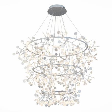 SL379.103.486 Люстра подвесная ST-Luce Серебристый/Белый LED 486*0,5W 3500K