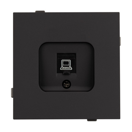 Механизм компьютерной розетки SCT-TENDO-MPC1-SFPL-BK (RJ-45, CAT6) (Arlight, -)