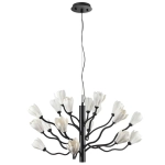 5090/18 MODERN ODL25 553 черный матовый/белый/фарфор Люстра G4 LED 18*5W GARDI