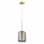 SL1154.323.01 Подвес ST-Luce Латунь/Дымчатый E27 1*60W