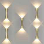 4292/10WL HIGHTECH ODL22 373 золотистый/металл Настенный светильник IP20 LED 10W 536Лм 3000K ANIKA