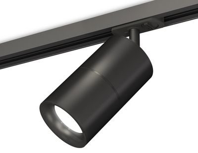 Комплект трекового светильника XT7402021 SBK/PBK черный песок/черный полированный MR16 GU5.3 (A2537, C7402, A2071, C7402, N7011)