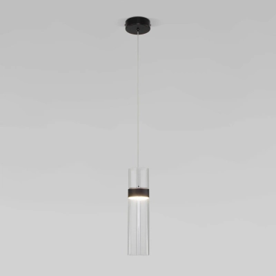 Подвесной светильник 50244/1 LED черный/прозрачный, LED