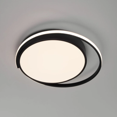 Потолочный светодиодный светильник 90251/1 черный, LED