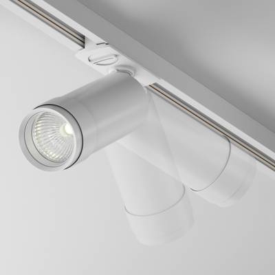 Трековый светильник Focus Led Zoom Unity 4000K 12Вт 15°-50°, TR021-1-12B4K-Z-W. TM Maytoni
