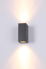 370600 STREET NT19 398 темно-серый Ландшафтный светильник IP54 GU10 2*50W 220V LANDSCAPE