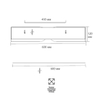 7721/100L AVRA LED SN 597 Светильник металл/пластик/белый/черный/дерево LED 100Вт 3000-6000K D600 IP20 пульт ДУ CORAGGIO