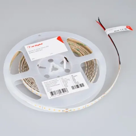 Лента UL-A126-10mm 24V Day5000 (8 W/m, IP20, 5m) (Arlight, высок.эфф.165 лм/Вт)