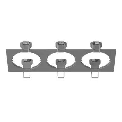 217539 Рамка INTERO 16 Triple QUADRO СЕРЫЙ Lightstar
