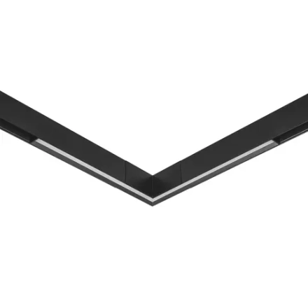 259437 Светильник 48V угловой д/трека UNO LED 24W 1600LM 90G ANTIGLARE ЧЕРНЫЙ МАТОВЫЙ 3000K