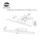 SL446.501.01 Подсветка для картин ST-Luce Белый/Белый LED 1*12W 4000K