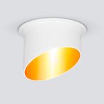 Встраиваемый точечный светильник 7005 MR16 WH/GD белый/золото