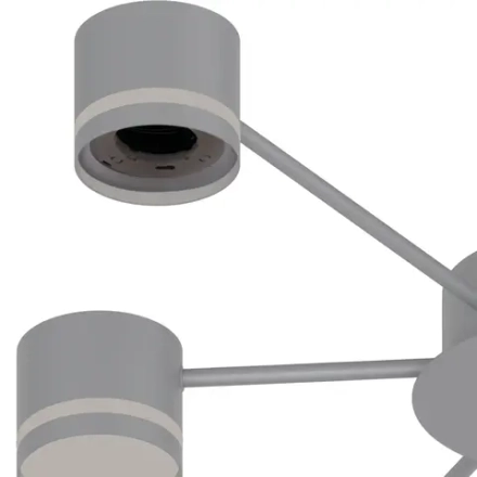 06730-0.3-10 GX53 GREY светильник потолочный Reluce, GX53х10