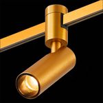 ST811.206.05 Магнитный трековый светильник FARM Золотистый LED 1*5W 3000K 350Lm Ra90 60 IP20 D35xH100 24V