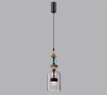 5046/12LA L-VISION ODL24 368 черный/фиолетовый/металл/стекло/керамика Подвес LED 12W 4000К 1400Лм PALLETA