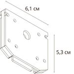 Заглушка для магнитного шинопровода Arte Lamp LINEA-ACCESSORIES A484206E