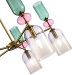 SL2000.202.05 Люстра потолочная ST-Luce Золотистый/Дымчатый E14 5*40W